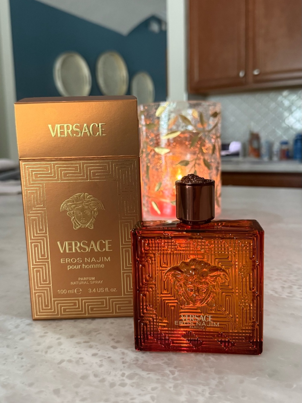 New with box Versace Eros Najim Pour Homme full size 100